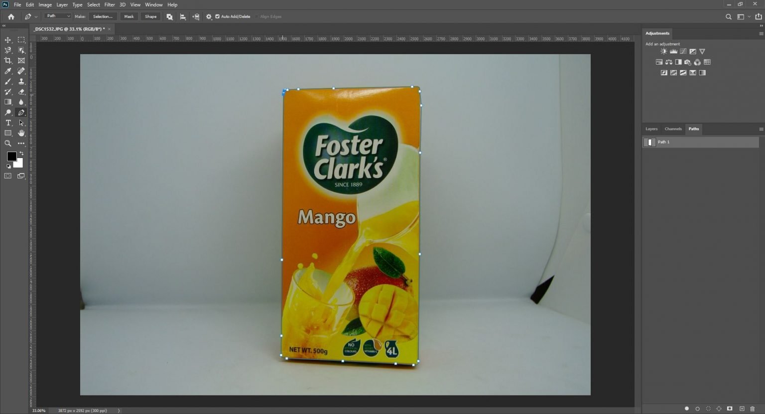 How to remove background from image in Photoshop