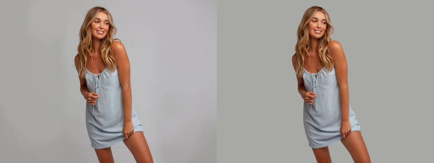 Photo professionally retouched with high-end editing for polished appearance