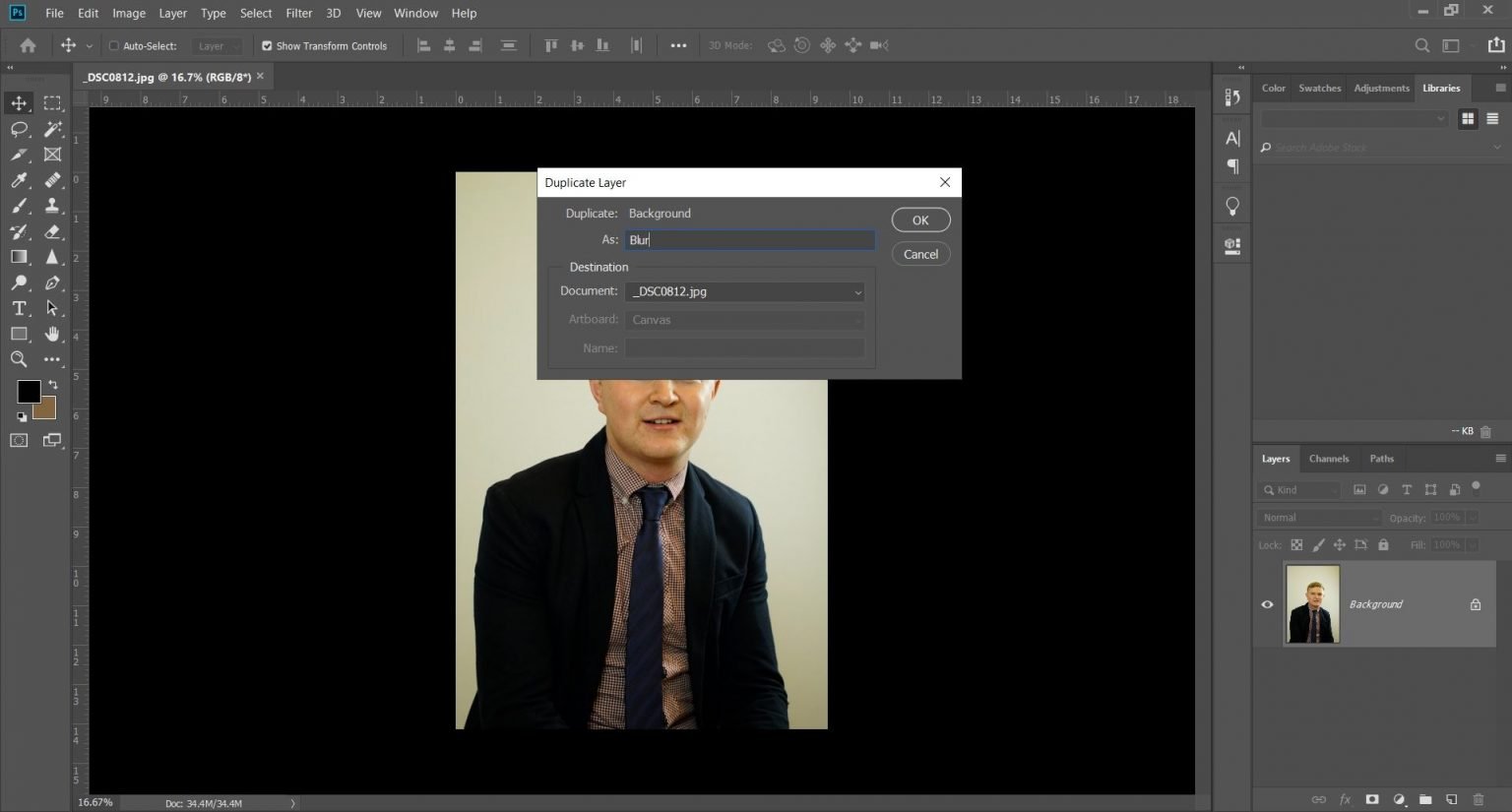 How to soften skin in Fix the retouch