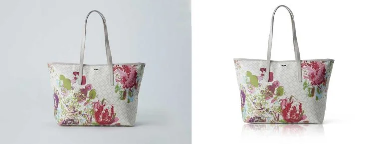 Product photo with mirror reflection added below for a stylish and modern look