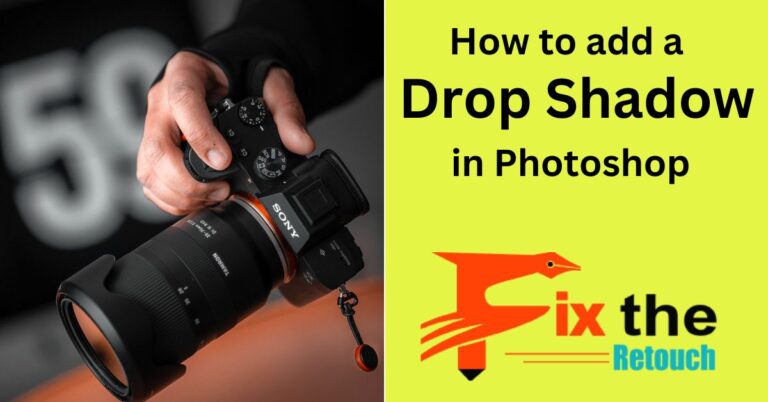 How to add a Drop Shadow in Photoshop